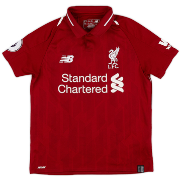 2018-19 Liverpool Home Shirt - 6/10 - (M.Boys)