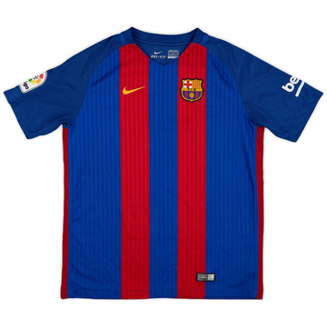 2016-17 Barcelona Home Shirt - 9/10 - (XL.Boys)