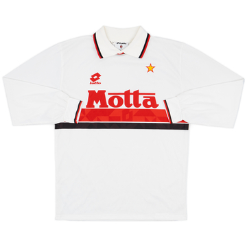 1993-94 AC Milan Away L/S Shirt - 9/10 - (M)