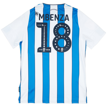 2019-20 Huddersfield Match Issue Home Shirt Mbenza #18