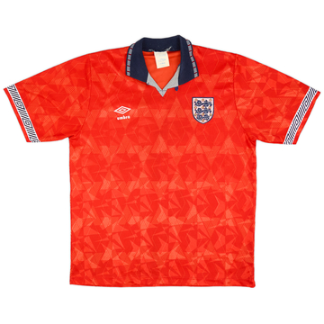 1990-93 England Away Shirt - 8/10 - (L)