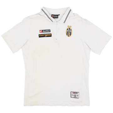 2000-01 Juventus Lotto 1/4 Zip Polo Shirt - 6/10 - (XL)