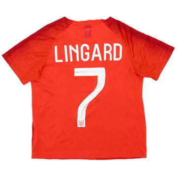 2018-19 England Away Shirt Lingard #7 - 7/10 - (6-7 Years)