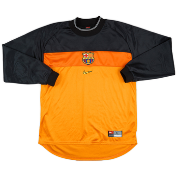 1999-00 Barcelona GK Shirt - 9/10 - (L)
