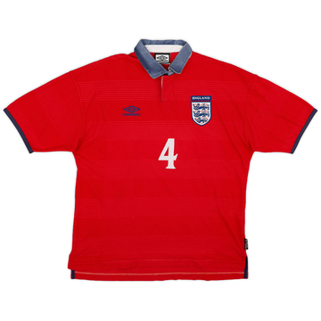 1999-01 England Away Shirt #4 - 6/10 - (L)