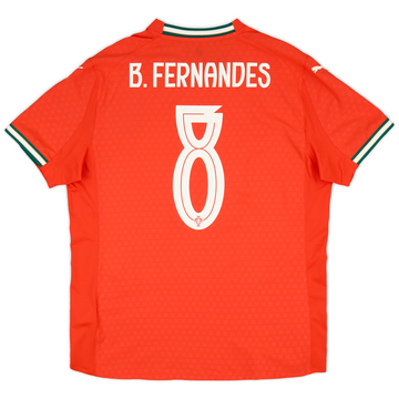 2025-26 Portugal Authentic Home Shirt B.Fernandes #8