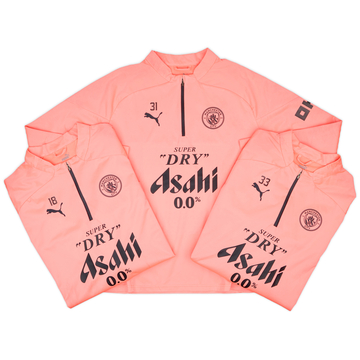 2023-24 Manchester City Player Issue 1/4 Zip Rain Top # - 3/10 - (L)