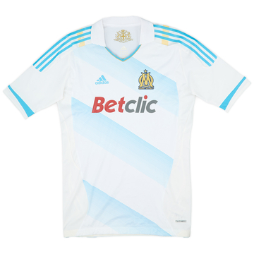 2011-12 Olympique Marseille Player Issue TechFit Home Shirt - 6/10 - (XXL)