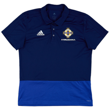 2017-18 Northern Ireland adidas Polo Shirt - 9/10 - (L)
