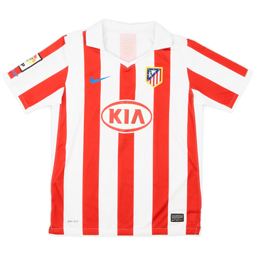 2010-11 Atletico Madrid Home Shirt - 8/10 - (L.Boys)