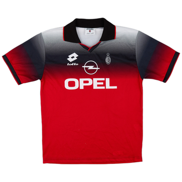 1995-96 AC Milan Lotto Training Shirt - 9/10 - (L)