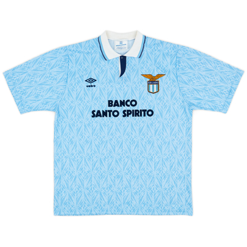 1991-92 Lazio Home Shirt - 8/10 - (XXL)