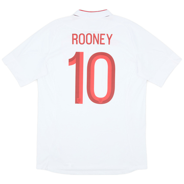 2012-13 England 'Poland/Ukraine' Home Shirt Rooney #10 - 9/10 - (L)