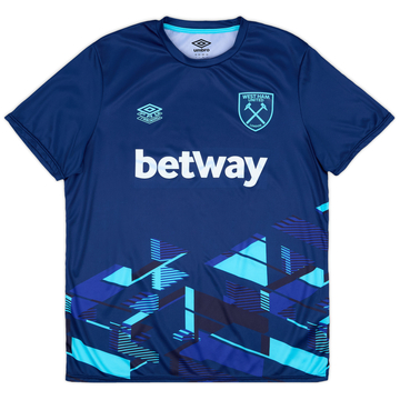 2023-24 West Ham Umbro Pre-Match Shirt - 9/10