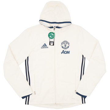2016-17 Manchester United adidas Hooded Track Jacket (S)