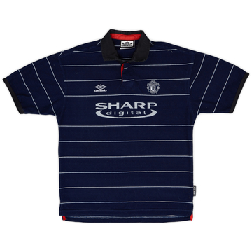 1999-00 Manchester United Away Shirt - 8/10 - (XL.Boys)
