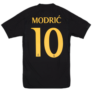 2023-24 Real Madrid Authentic Third CL Shirt Modric #10 (XS)