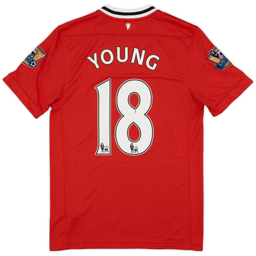 2011-12 Manchester United Home Shirt Young #18 - 6/10 - (S)