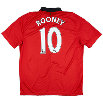 2013-14 Manchester United Home Shirt Rooney #10 - 5/10 - (XL)