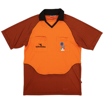 1990s Italy FIGC Diadora Referee Shirt - 6/10 - (XL)