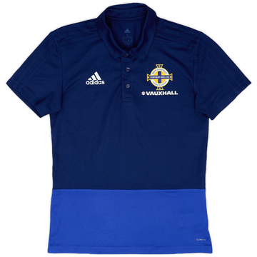 2017-18 Northern Ireland adidas Polo Shirt - 8/10 - (S)