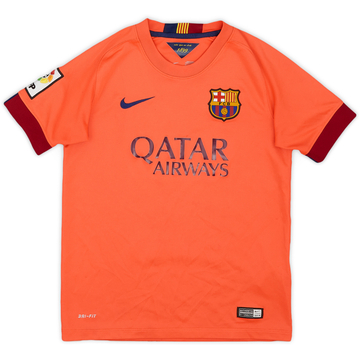 2014-15 Barcelona Away Shirt - 8/10 - (M.Boys)