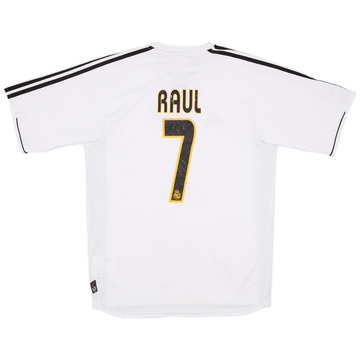 2003-04 Real Madrid Home Shirt Raul #7 - 5/10 - (S)