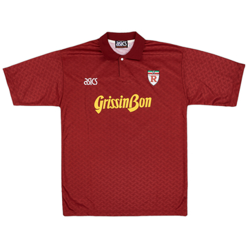 1992-93 Reggiana Match Worn Home Shirt #7