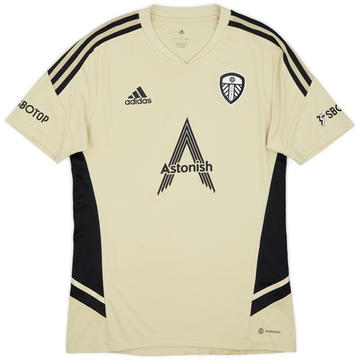 2022-23 Leeds United adidas Training Shirt - 9/10 - (S)