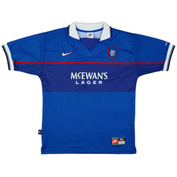 1997-99 Rangers Home Shirt - 6/10 - (XL.Boys)