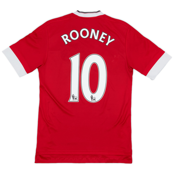 2015-16 Manchester United Home Shirt Rooney #10 - 6/10 - (XS)