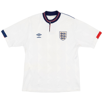 1987-90 England Home Shirt - 8/10 - (S)