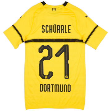 2018-19 Borussia Dortmund Player Issue (EvoKNIT) European Home Shirt Schurrle #21 - 9/10 - (XL)