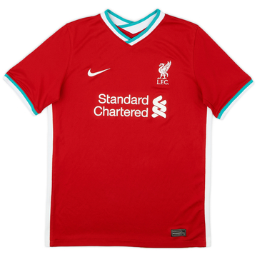 2020-21 Liverpool Home Shirt - 9/10 - (XL.Boys)