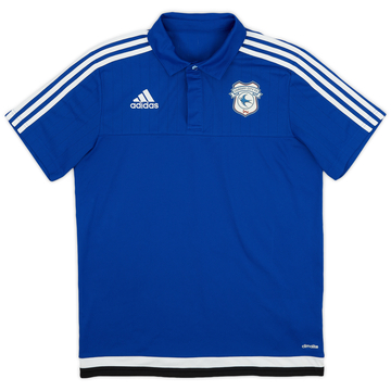 2015-16 Cardiff adidas Polo Shirt - 8/10 - (M)