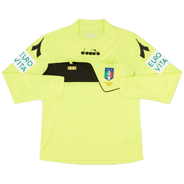 2018-19 Italy Diadora Referee L/S Shirt - 9/10 - (M)