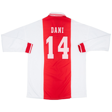 1997-98 Ajax Match Worn UEFA Cup Home L/S Shirt Dani #14