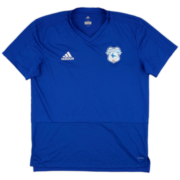 2018-19 Cardiff City adidas Training Shirt - 9/10 - (M)