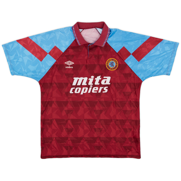 1990-92 Aston Villa Home Shirt - 8/10 - (L)