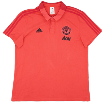 2018-19 Manchester United adidas Polo Shirt - 9/10 - (XXL)