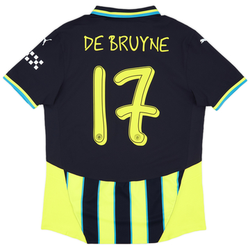 2024-25 Manchester City Authentic Away Shirt De Bruyne #17