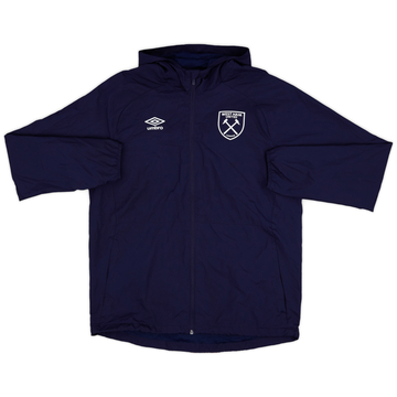 2017-18 West Ham Umbro Hooded Track Jacket - 8/10 - (L)
