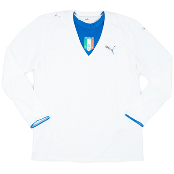 2006 Italy Away L/S Shirt - 5/10 - (XL)