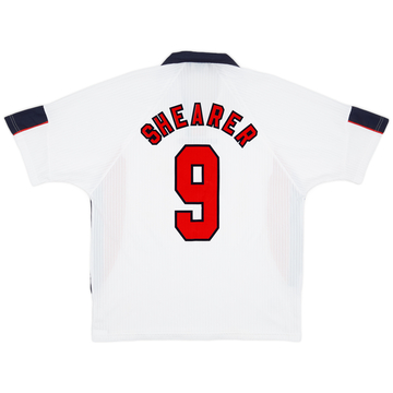 1997-99 England Home Shirt Shearer #9 - 7/10 - (XXL)