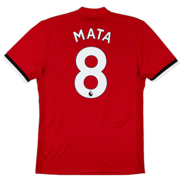 2017-18 Manchester United Home Shirt Mata #8 - 9/10 - (M)