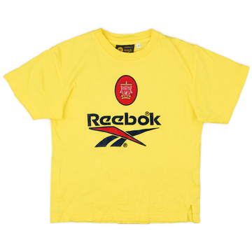 1997-99 Liverpool Reebok Cotton Tee - 9/10 - (S.Boys)