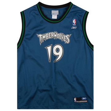 2003-05 Minnesota Timberwolves Cassell #19 Reebok Jersey (Away) Y
