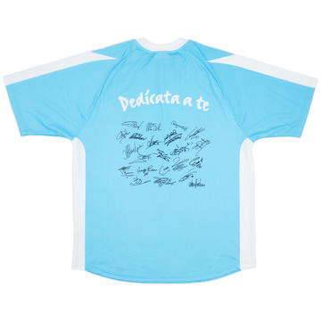 2003-04 Lazio 'Signed' Basic Home Shirt - 8/10 - (L)