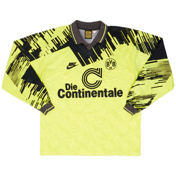 1993-94 Borussia Dortmund Home L/S Shirt - 8/10 - (XL)