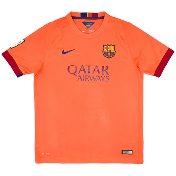 2014-15 Barcelona Away Shirt - 8/10 - (XL.Boys)